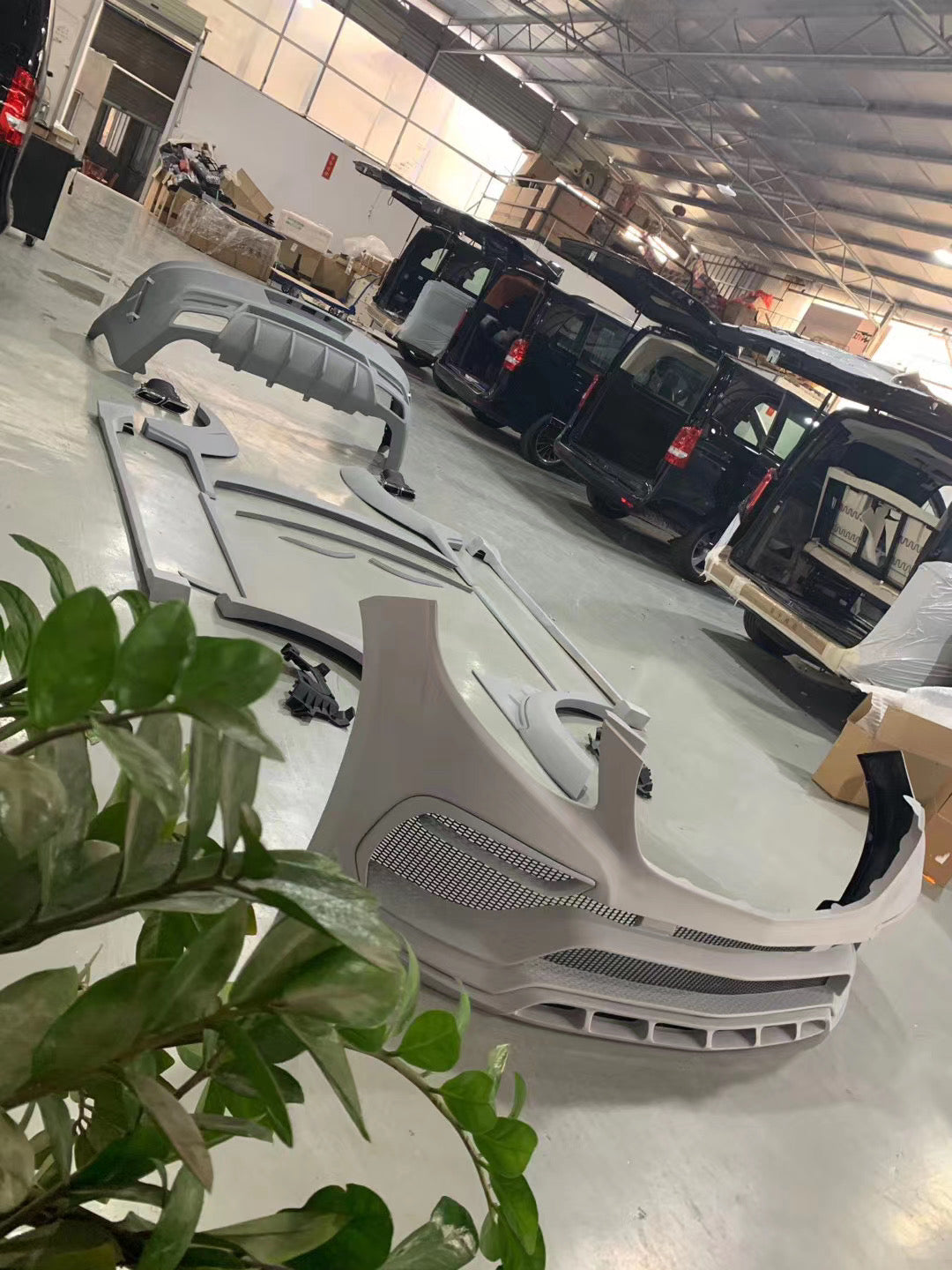 WIDE BODY KIT for MERCEDES-BENZ GLE COUPE C292 2015 - 2019  Set includes: Front bumper assembly Front fenders Side skirts Rear bumper assembly Rear fender flares Spoiler Muffler tips
