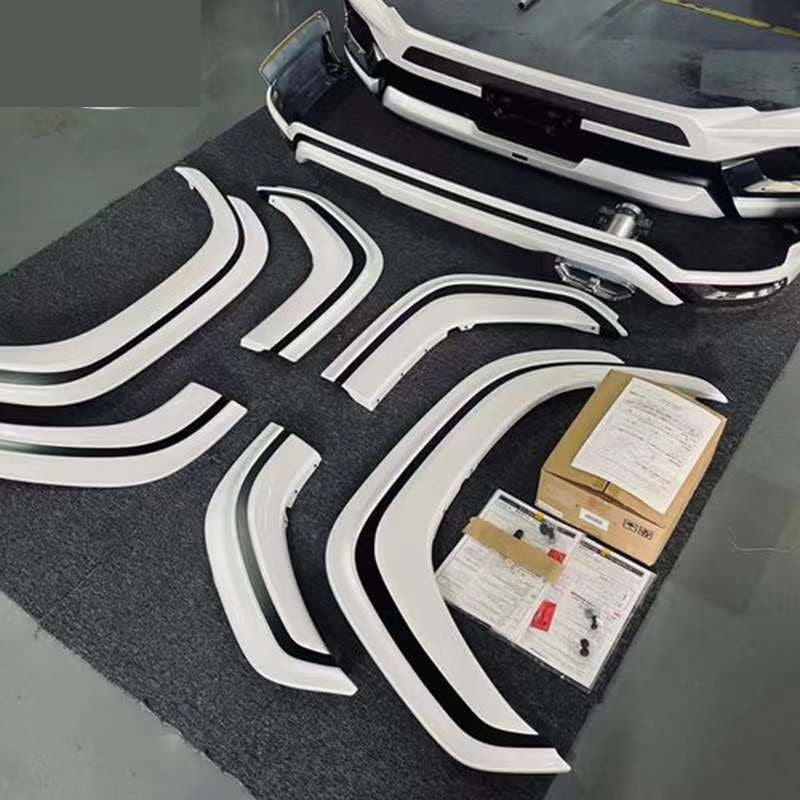       LC300-2021-MODELISTA-BODY-KIT-SIDE-FENDERS-FRONt-LIP-BUMPER-REAR-DIFFUSER-EXHAUST-PIPE