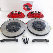 FORZA BIG BRAKE KIT for BMW M3 E92 2006 - 2013  Custom made with proven design and technology. From everyday use to professional racing, depending on the characteristics chosen.  You can choose:  Different designs of the caliper  Front calipers 6-pots / Rear calipers 4-pots Brake disc optionally floating, electric rear brakes caliper Different colors  Different logos What is included in the brake package:  - brake calipper ;  - brake rotors ( discs ) ;  - brake hoses ;  - brake pads ;