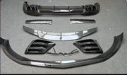 DRY CARBON BODY KIT for MERCEDES BENZ S CLASS AMG W223 2020+  Set includes:  Front Lip with LED Trunk Spoiler Rear Diffuser Air Vents