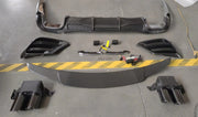 DRY CARBON BODY KIT for MERCEDES BENZ S CLASS AMG W223 2020+  Set includes:  Front Lip with LED Trunk Spoiler Rear Diffuser Air Vents