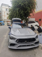 Conversion Body Kit For Mercedes Benz AMG GT GT43 GT50 GT53 GT63 GT63s To Diamont GT Kit  Set include:   Front Bumper Assembly Rear Bumper Assembly Rear Diffiser Side Skirts Side Trims Fenders Material: Plastic  NOTE: Professional installation is required