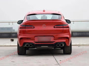 X4M REAR DIFFUSER with QUAD MUFFLER TIPS for BMW X4 G02 2018+