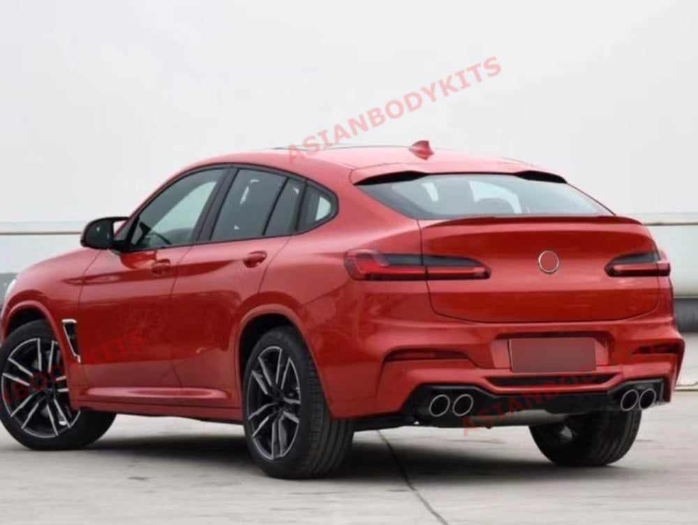 X4M REAR DIFFUSER with QUAD MUFFLER TIPS for BMW X4 G02 2018+