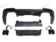 X4M REAR DIFFUSER with QUAD MUFFLER TIPS for BMW X4 G02 2018+