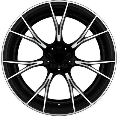 20" 21" 22" 23" 24" FORGED WHEELS Y-spoke 789 M Bicolor for BMW 1, 2, 3, 4, 5, 7, 8, X1, X2, X3, X4, X5, X6, X7, Z4, BMW I, M series