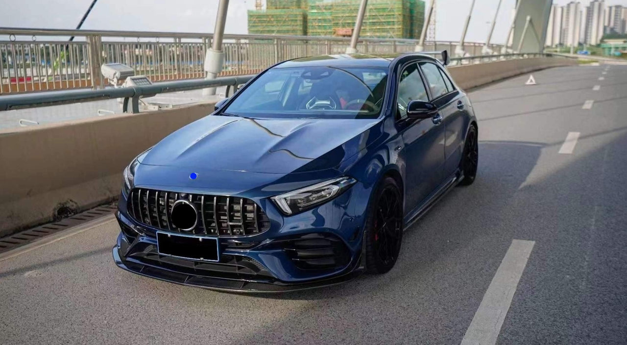 BODY KIT for Mercedes-Benz A-Class A45 A35 W177 2019+
Set include:  
Front Lip
Side Skirts 
Rear Diffuser
Rear Spoiler