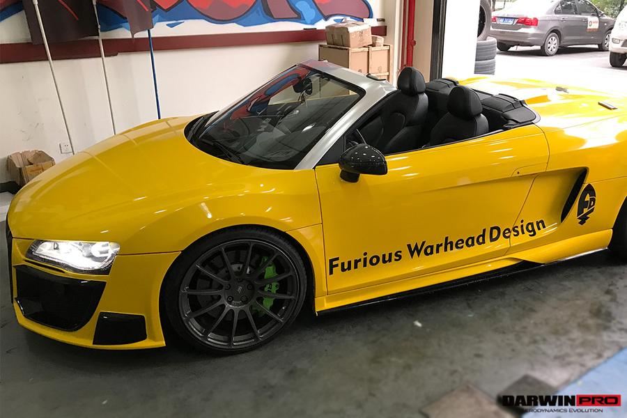 Genuine Audi R8 Coupe/Spyder 2009-2015 DarwinPro Side Skirts rear front diffuser bumpers grille carbon body kit aero