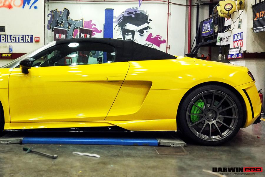 Genuine Audi R8 Coupe/Spyder 2009-2015 DarwinPro Side Skirts rear front diffuser bumpers grille carbon body kit aero