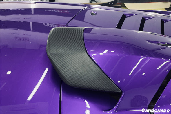 2021-UP Lamborghini Huracan STO Dry Carbon Fiber Engine Room Vent