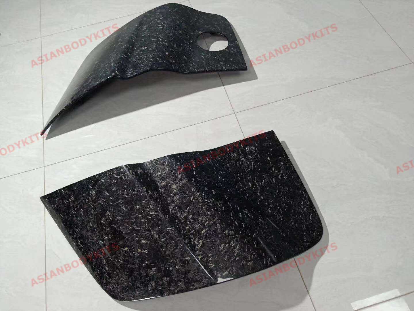 FORGED CARBON FIBER SIDE BLADES for AUDI R8 V8 V10 2008 - 2015 - Forza Performance Group