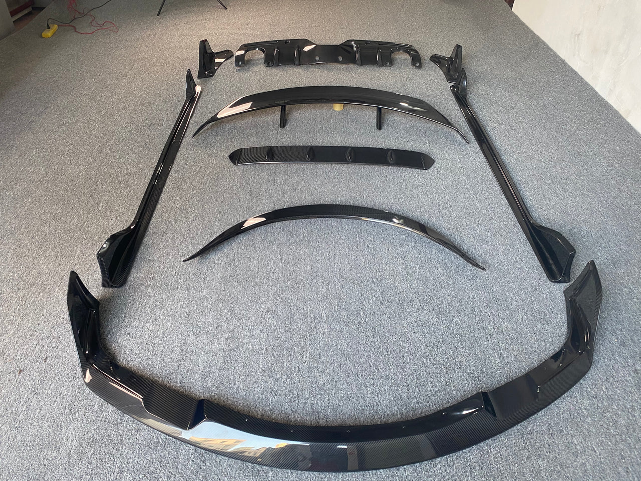 CARBON BODY KIT AIMGAIN for TOYOTA SUPRA A90 2019+ FRONT LIP SIDE SKIRTS REAR DIFFUSER