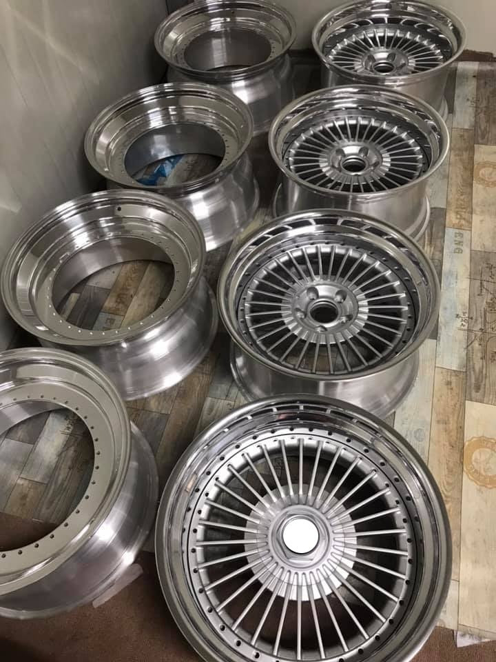 Alpine OLD CLASSIC RETRO 3 PIECES 3PCS FORGED WHEELS FOR BMW E38 7 ...