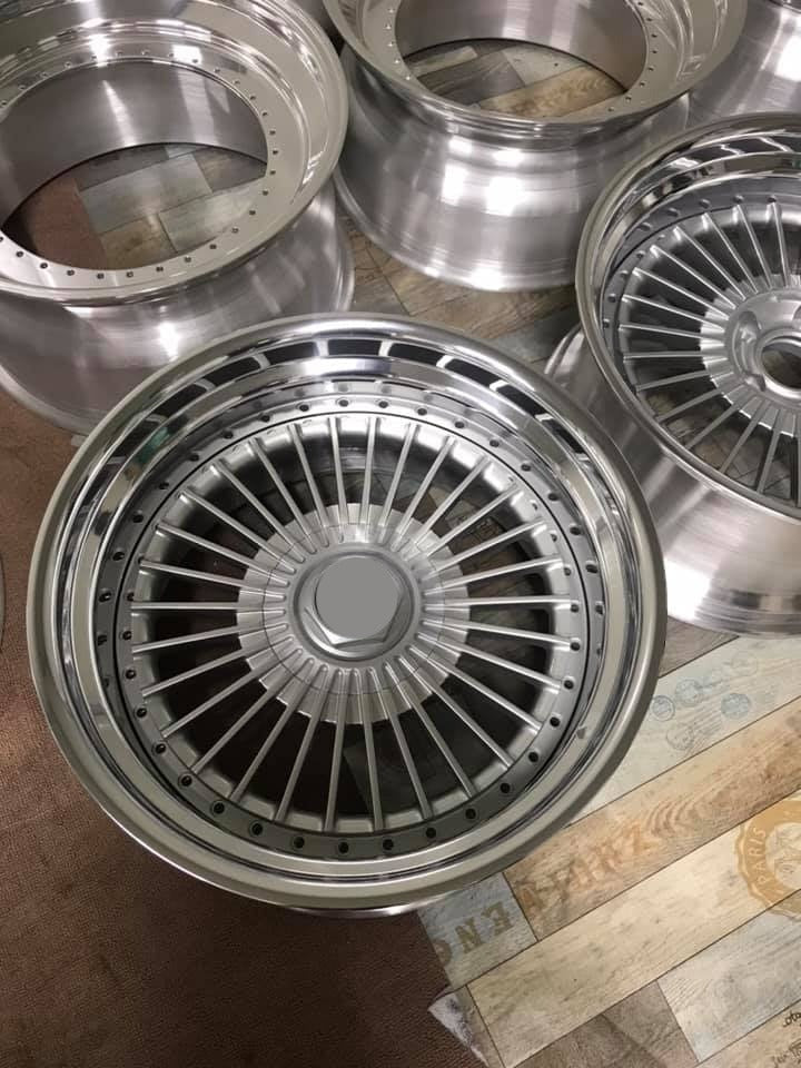 Alpine OLD CLASSIC RETRO 3 PIECES 3PCS FORGED WHEELS FOR BMW E38 7 ...