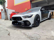 AMG GT 63 body kit rocket carbon wheels carbon diffuser spoiler side skirts side fenders front bumper carbon lip