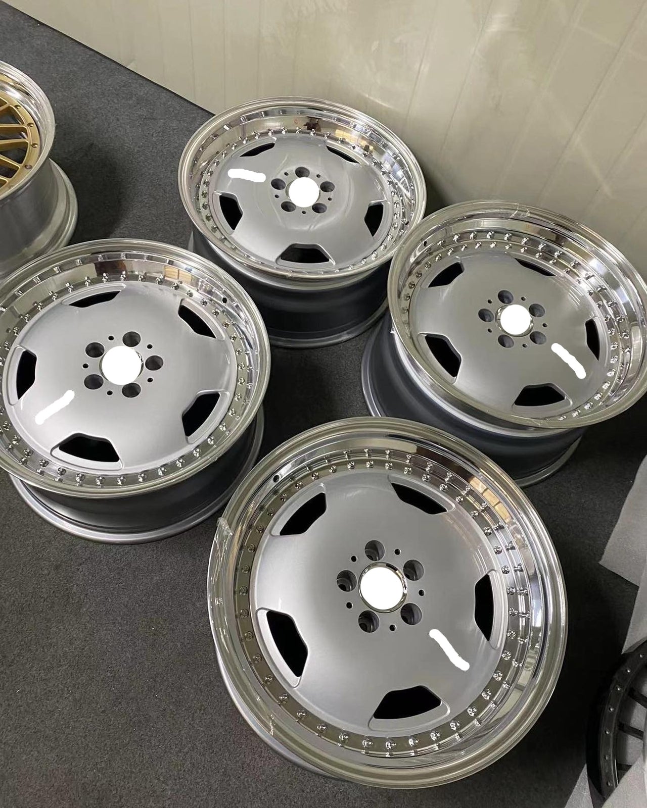 AMG MONOBLOCK RETRO EDITION 3-PIECE FORGED WHEELS RIMS for MERCEDES-BE