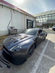 Aston Martin VANTAGE V12 GT3 wide body kit front bumper rear bumper side skirts fenders spoiler hood sport