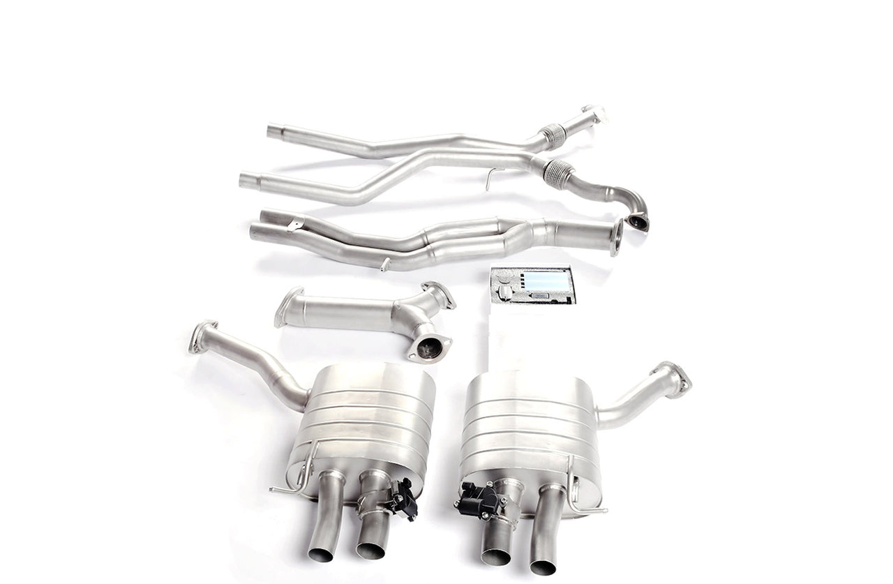 VALVED EXHAUST CATBACK MUFFLER for Audi S4/S5 B9