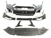 RS 6 Front Bumper Assembly For Audi A6 C8  Set include:   Front Bumper  Material: ABS