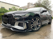 RS 6 Front Bumper Assembly For Audi A6 C8  Set include:   Front Bumper  Material: ABS