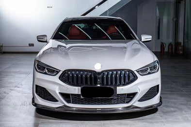 CARBON FIBER BODY KIT for BMW 8 SERIES G16 2019+

Set includes:

Front Lip
Side Skirts
Rear Diffuser
Rear Bumper Trims

Material: Real Carbon Fiber

NOTE: Professional installation is required.