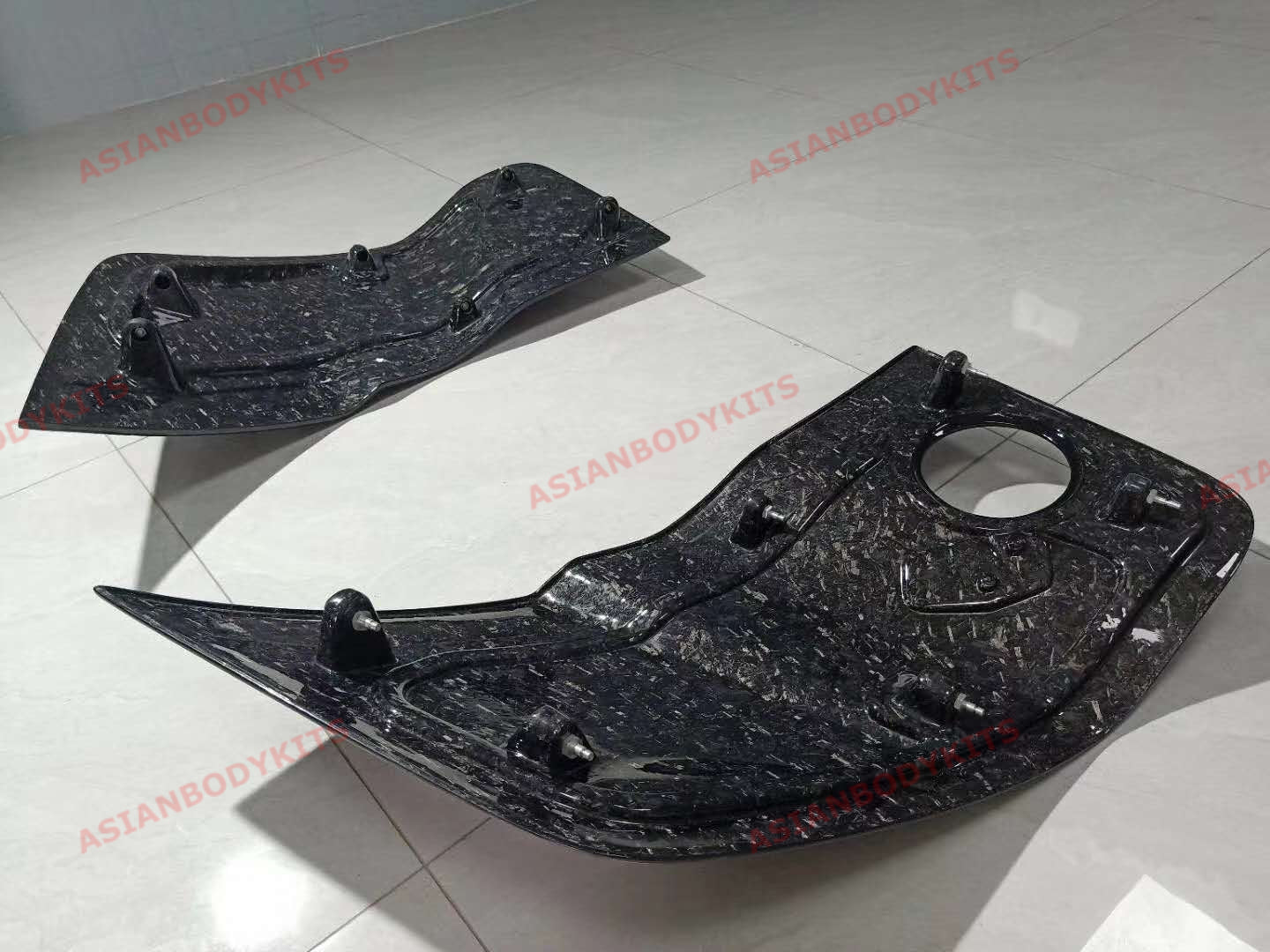 FORGED CARBON FIBER SIDE BLADES for AUDI R8 V8 V10 2008 - 2015 - Forza Performance Group