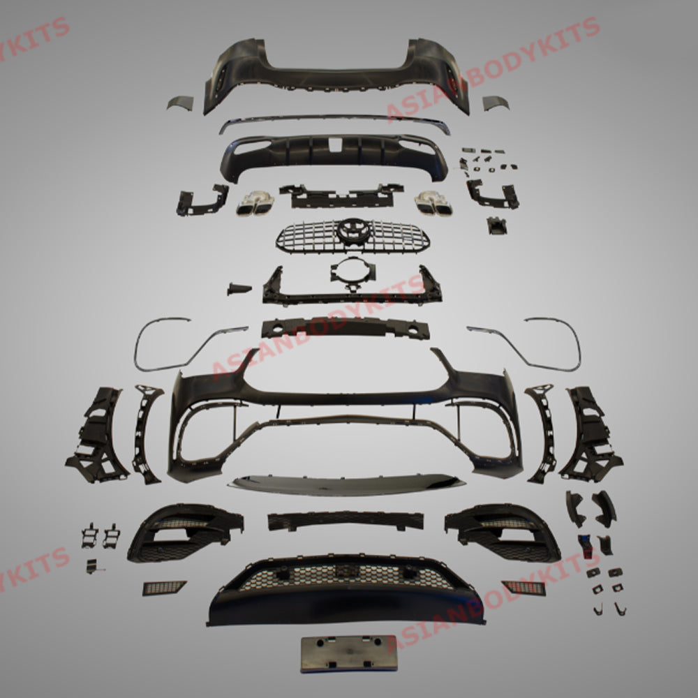 BODY KIT for MERCEDES BENZ GLE V167 2018+ GLE63 AMG FRONT BUMPER REAR BUMPER DIFFUSER