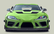 BKSS II CARBON BODY KIT FOR TOYOTA SUPRA A90 A91 2019+  Set includes:  Front Lip Front Canards Front Bumper Hood Side Skirts
