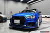 BKSS STYLE CARBON FIBER FRONT CANARDS for AUDI RS3 2019-2020