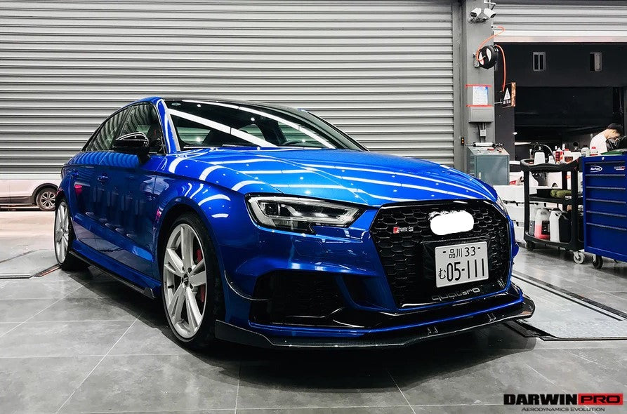 BKSS STYLE CARBON FIBER FRONT LIP for AUDI RS3 2019-2020