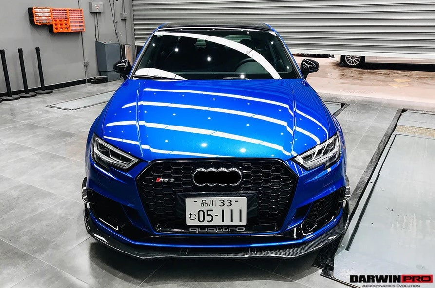 BKSS STYLE CARBON FIBER FRONT LIP for AUDI RS3 2019-2020