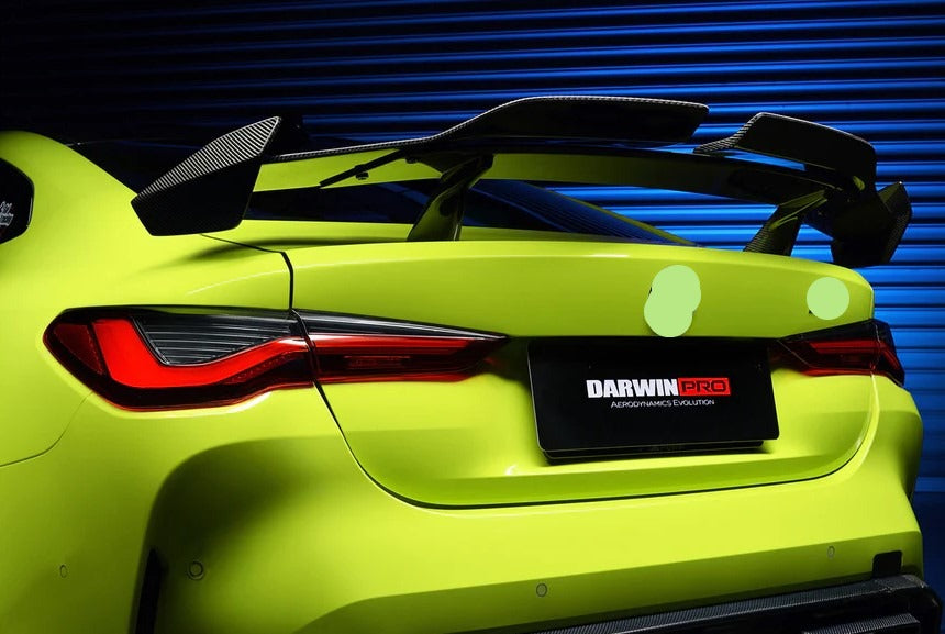 BKSS STYLE CARBON FIBER TRUNK SPOILER for BMW M4 G82 2020+  Set includes:  Rear Spoiler