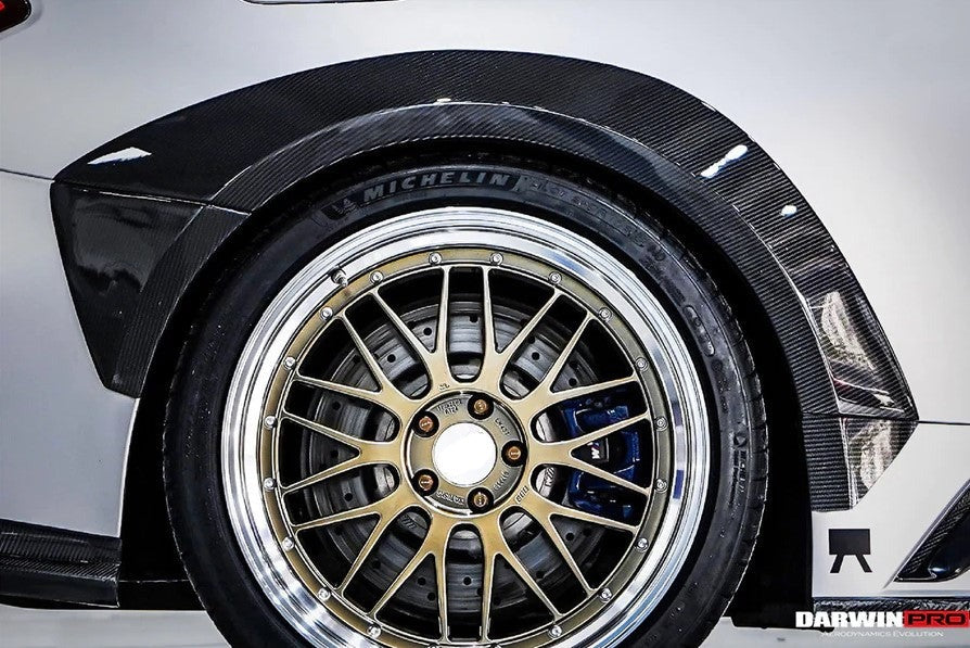 BKSS STYLE CARBON FIBER WIDE FENDER FLARES for BMW M4 G82 G83 2020+  Set includes:  Fender Flares]