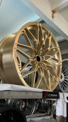 Frozen Gold M Performance Complete Wheel Set for BMW 1000M