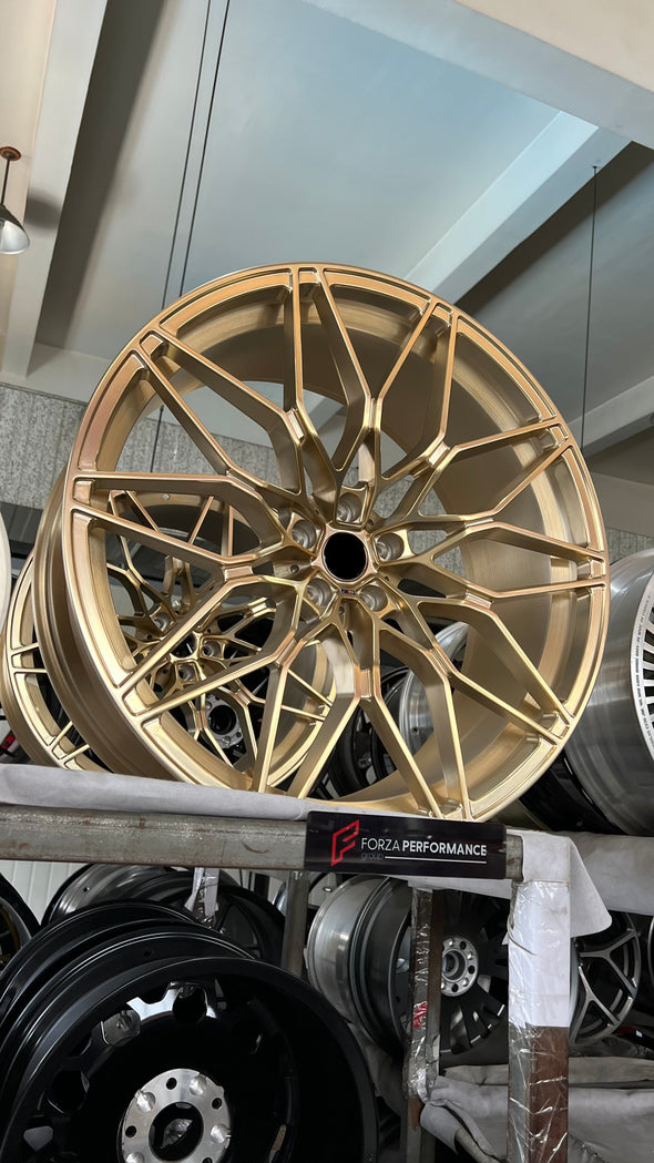 Frozen Gold M Performance Complete Wheel Set for BMW 1000M
