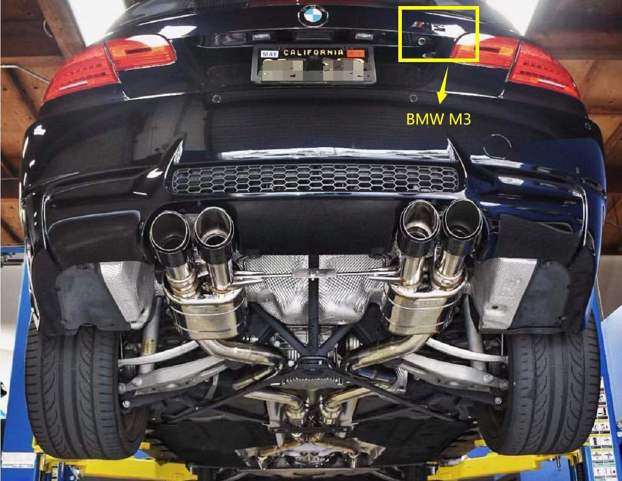 VALVED EXHAUST CATBACK MUFFLER for BMW M3 E92 E90 2007 - 2013 (4.0)