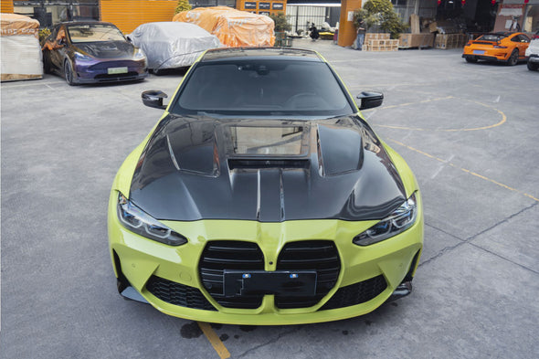 BMW M4 G82 FORZA PERFORMANCE CARBON HOOD WITH GLASS