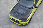BMW M4 G82 FORZA PERFORMANCE CARBON HOOD WITH GLASS
