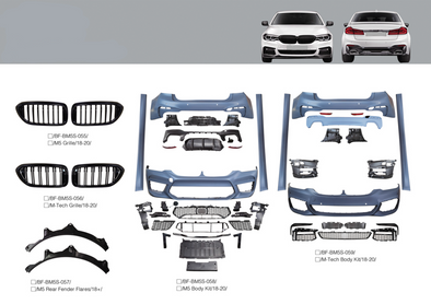 Body Kit for BMW 5 Series M5 Grille, M-Tech Grille, M5 Rear Fender Flares 