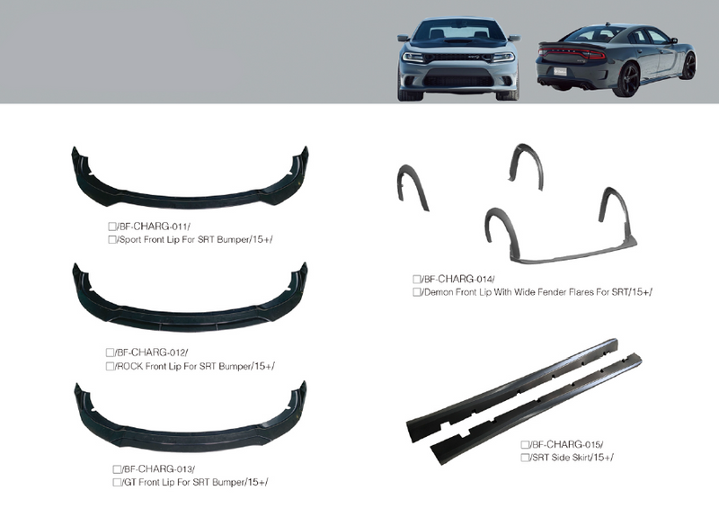 BODY KIT for DODGE CHARGER VII FACELIFT 2015 - 2024 SRT