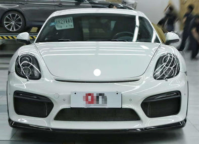 Body Kit for Porsche Cayman 981 2013-2016 upgrade to GT4  Set include:  Front Bumper Assembly  Front Lip Rear Diffuser Exhaust Tips Material: Plastic  NOTE: Professional installation is required.
