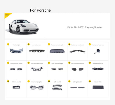 Car Parts for Porsche 718 Boxster | Cayman parts 2016-2023
