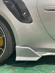 DRY CARBON BODY KIT FOR PORSCHE 911 992 TURBO TURBO S 2019+  Set includes:  Front Lip Front Air Vent Covers Side Skirts  Rear Diffuser Exhaust Tips Rear Canards Rear Spoiler