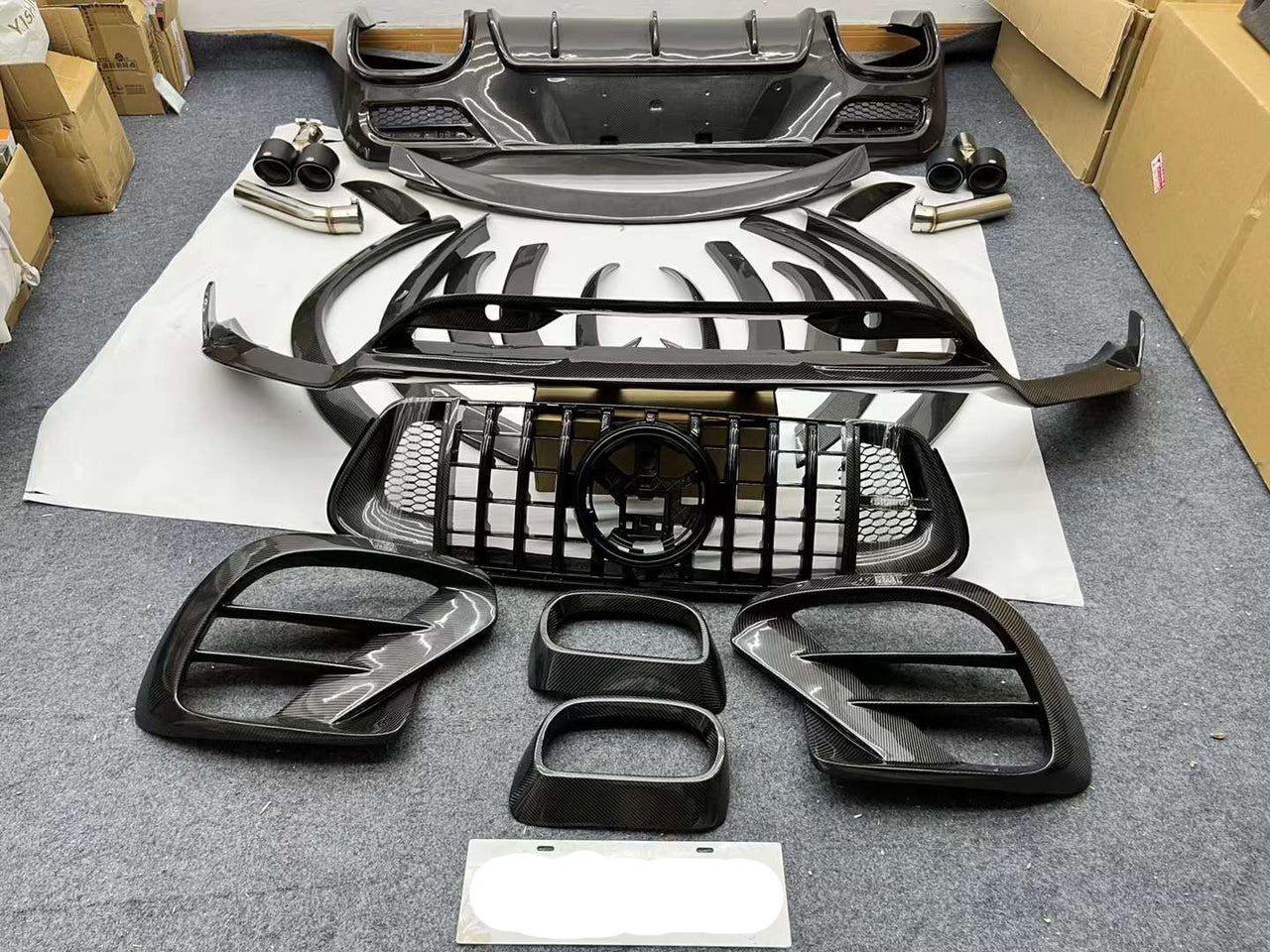 900 DRY CARBON BODY KIT FOR MERCEDES BENZ AMG GLE COUPE 63 C167 2018+