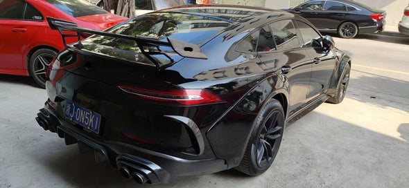 BRABUS AMG GT ROCKET 900 AMG GT W290 Conversion Kit AMG GT 63   Set include:   New Front Bumper New Front trims New Side skirts New Side wide fenders New Rear Diffuser New Spoiler wing Material: Carbon fiber + fiberglas