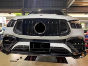 BRABUS Carbon Body Kit For Mercedes Benz AMG GLE 63 Coupe C167  Set include:    Front Grille Front Lip Fenders Add-On Rear Diffuser Front Bumper Vents Trunk Spoiler Rear Fascia inserts Exhaust Tips Material: Real Carbon