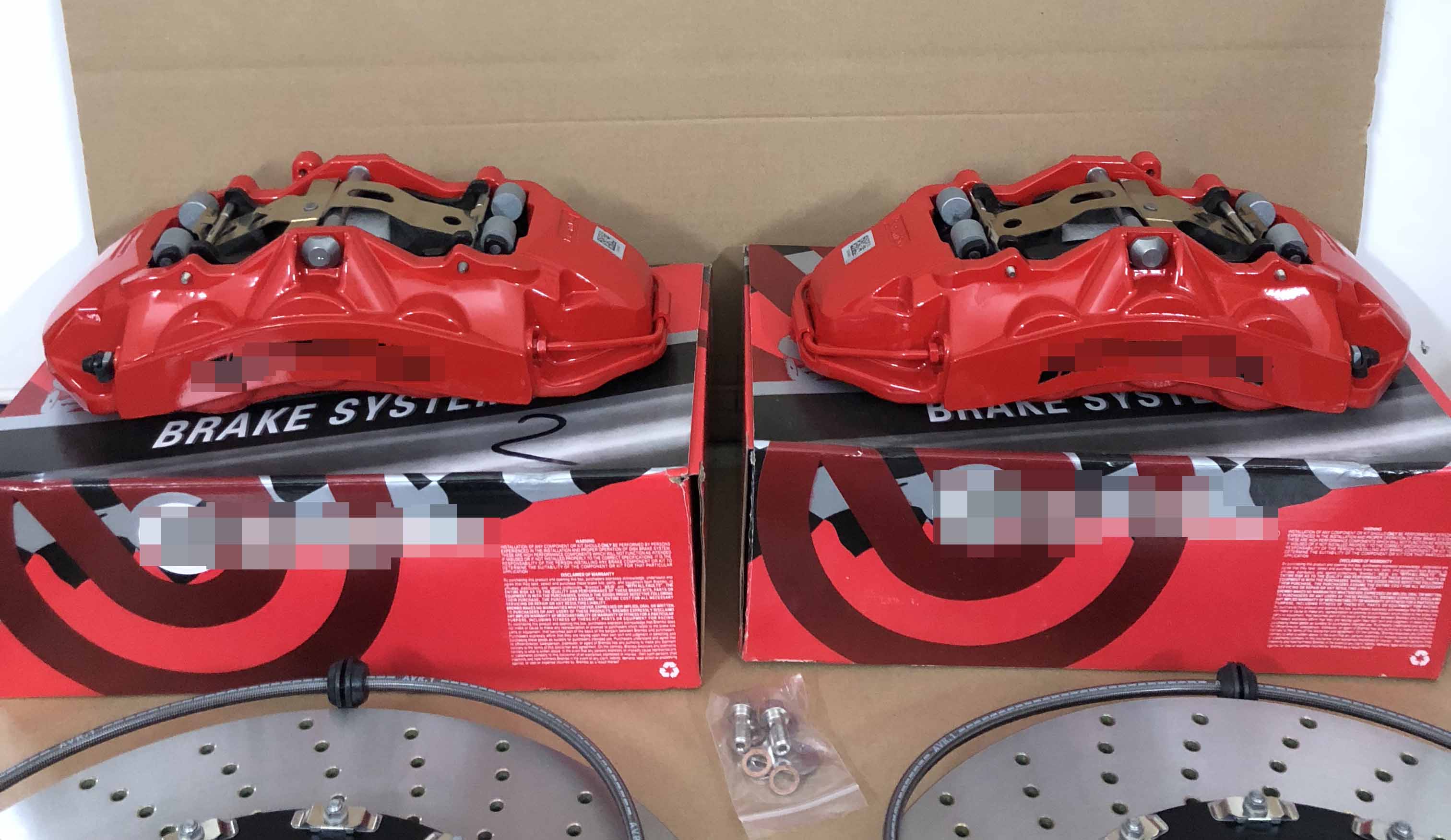 bre09.B858.11 Brembo 2017 Discovery/14-17 Range Rover フロント Premium UV  Coated OE Equivalent