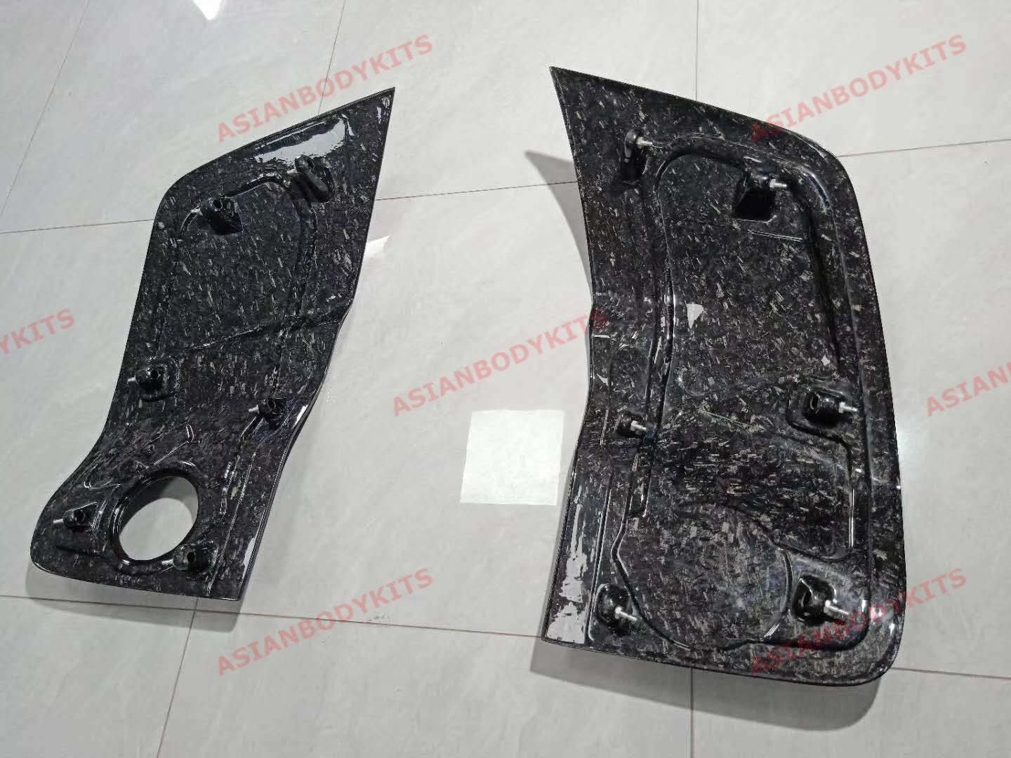 FORGED CARBON FIBER SIDE BLADES for AUDI R8 V8 V10 2008 - 2015 - Forza Performance Group