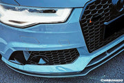 CARBONADO CF8363MTN-FL 2013-2018 Audi RS6 Avant MN Style Carbon Fiber Front Lip