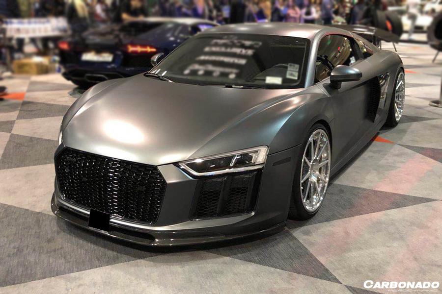 CARBONADO CF8358VRS-FL 2016-2019 Audi R8 VRS Style Carbon Fiber Front Lip